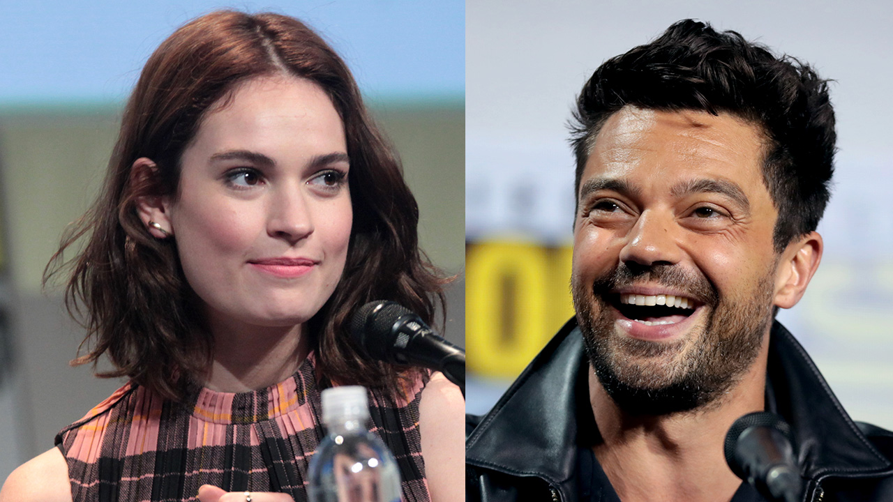 Lily James Spotted With Dominic Cooper After Dominic West