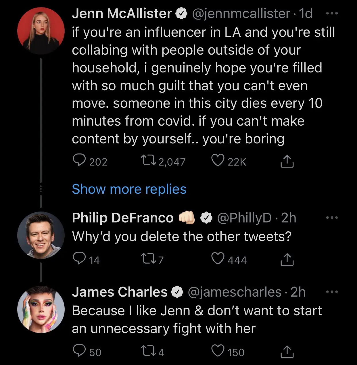 Why Jenn McAllister & James Charles Feuding on Twitter 7 Philip DeFranco Weighs in on James Charles Jenn McAllister