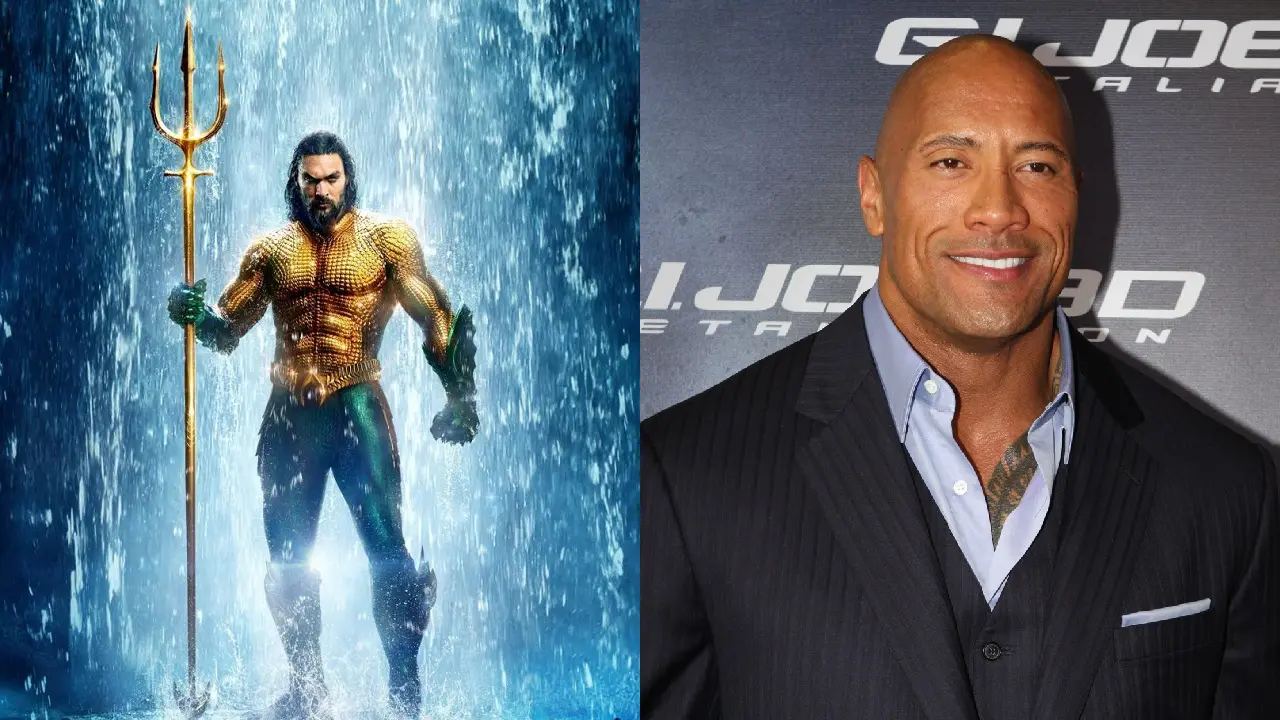 Jason Momoa reacts to Dwayne Johnson's daughter fangirling on Aquaman 1 Jason Momoa reacts to Dwayne Johnson daughter fangirling on Aquaman
