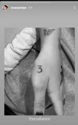Nessa Barrett tattoo Nessa Barrett tattoo