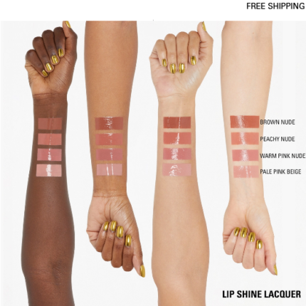Kylie Jenner Cosmetics 24K Birthday Collection will have you wishing you had 24k 6 24K Birthday Collection Lip Shine Lacquer Set Swatch Kylie