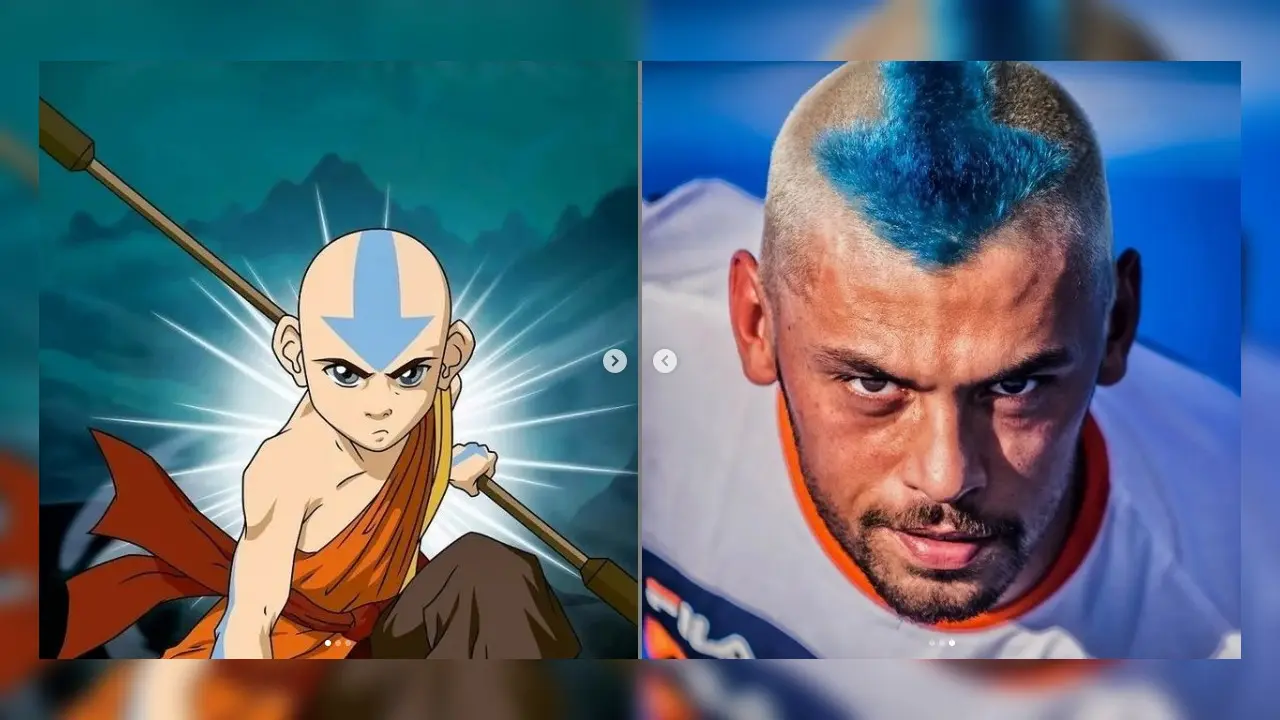 Olympic Gold Medalist pays tribute to Avatar Aang with arrow-shaped haircut 1 Olympic Gold Medalist Pays Tribute To Avatar Aang With Arrow-Shaped Haircut