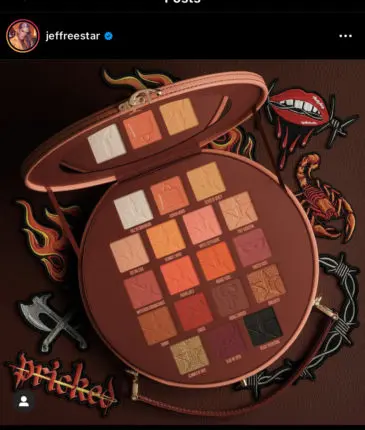 Jeffree Star Unveils New Collection 'Pricked', his second collection of this month! 2 Pricked Palette