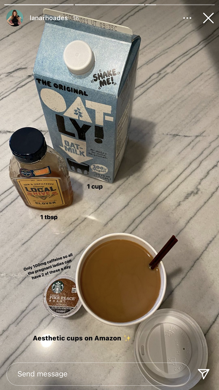 Lana Rhoades Aka Amara Maple Shares A Healthy Recipe Of Coffee For Pregnant Women 1 Lana Rhoades coffee recipe 1 Lana Rhoades