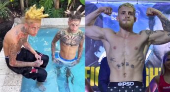 Island Boys get into a fight at the Jake Paul – Tyron Woodley fight