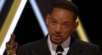 Will Smith Apologises After Hitting Chris Rock On Stage At The Oscars 2022