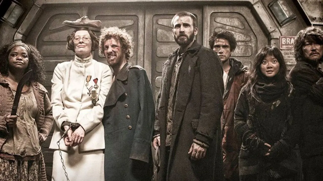 A List Of The Best Post-Apocalyptic Movies Of All Time 11 Chris Evans Snowpiercer Movie