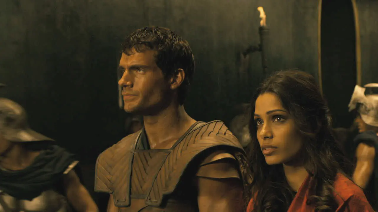 Best Henry Cavill Movies And TV Shows List 6 Henry Cavill and Freida Pinto in Immortals Movie