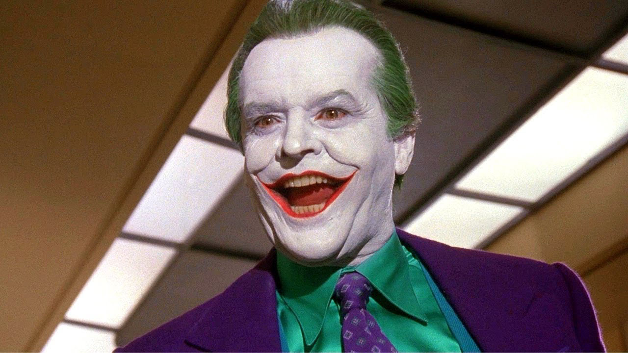 Jack Nicholson as Joker in 1989 Batman Movie