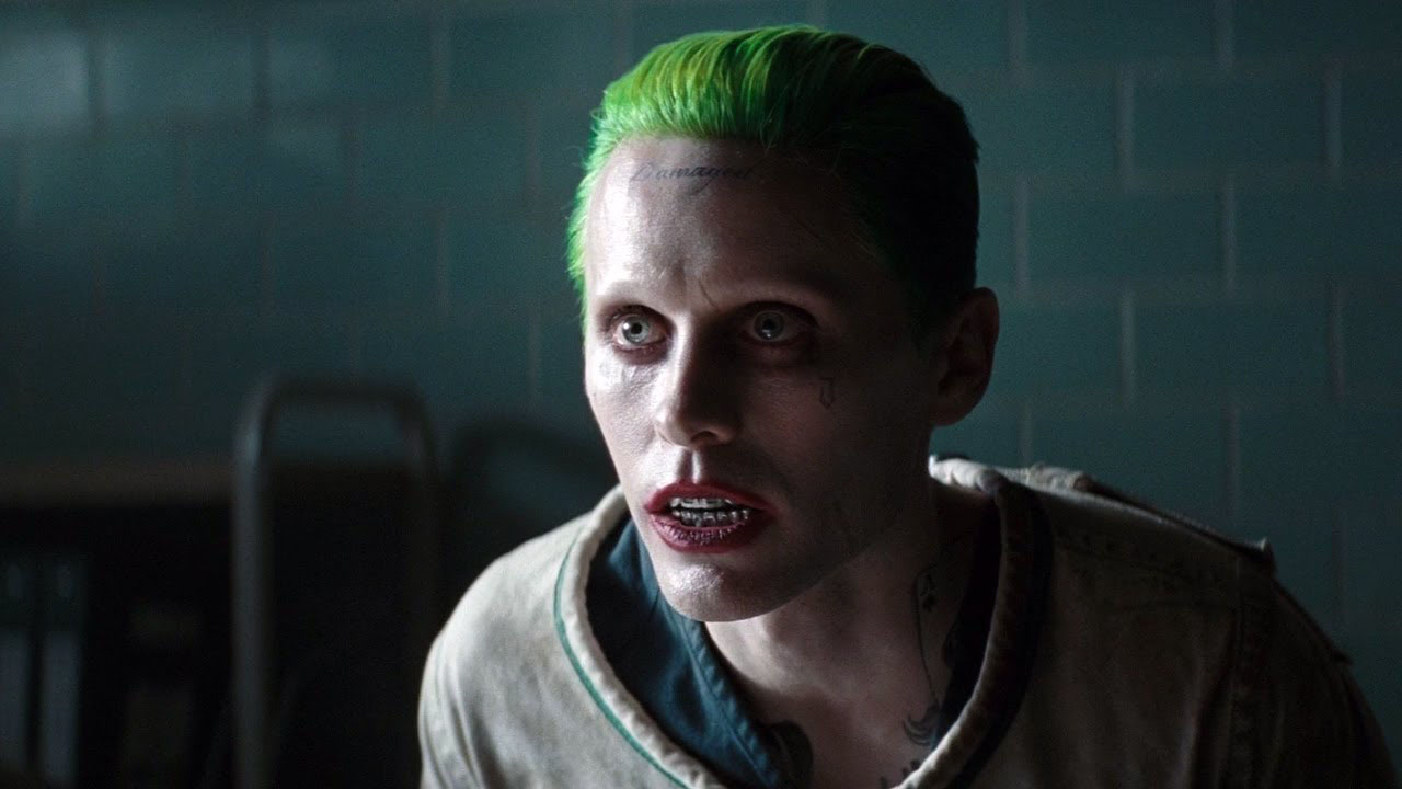 Jared as Joker in Suicide Squad