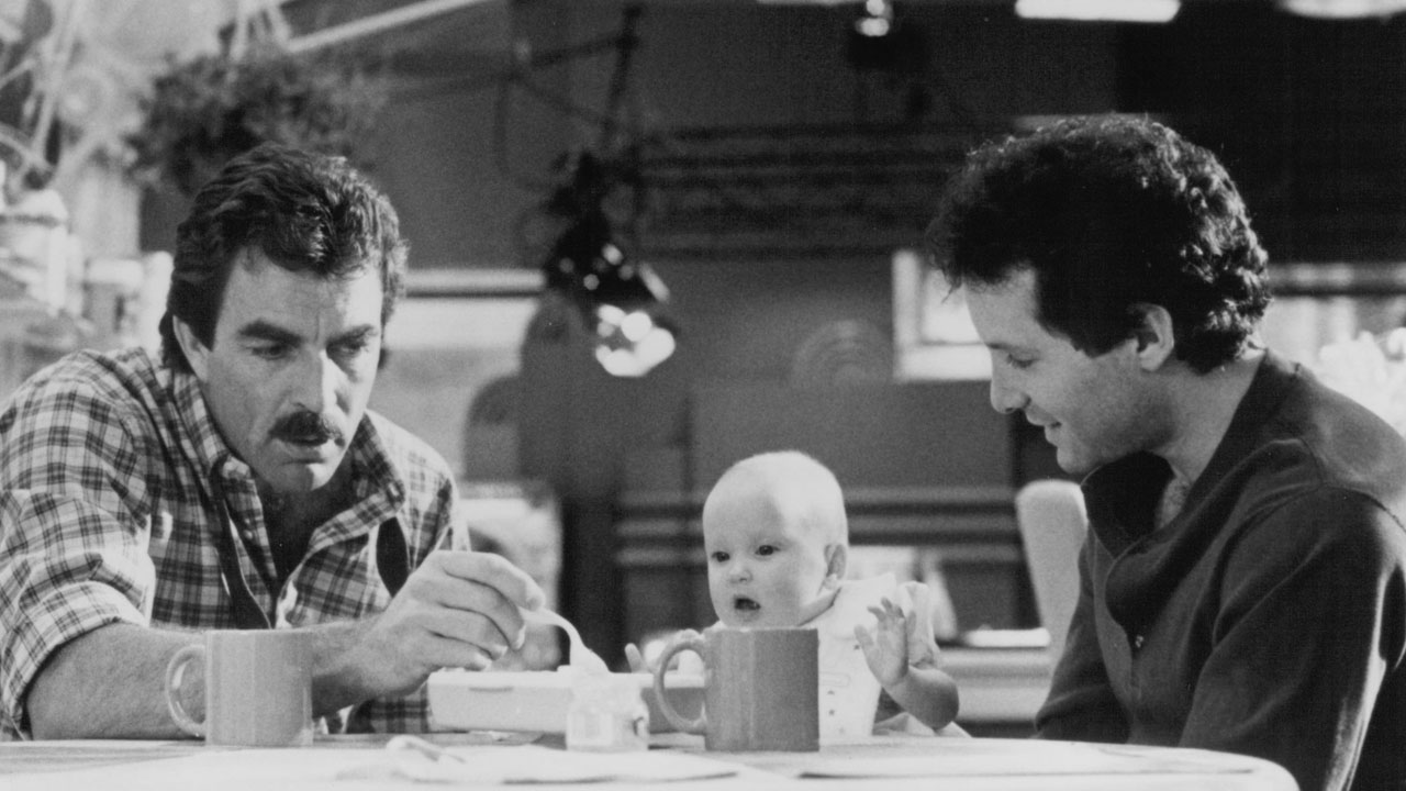Tom Selleck in Three Men and a Baby