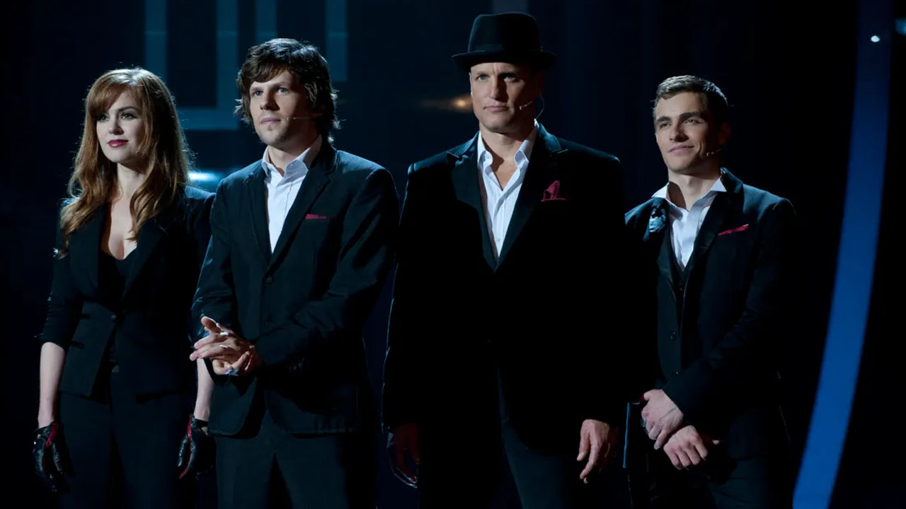 Woody Harrelson Jesse Eisenberg Isla Fisher and Dave Franco in Now You See Me